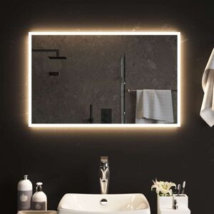 vidaXL Espejo de baño con LED 50x80 cm