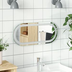 vidaXL Espejo de baño LED ovalado 60x25 cm