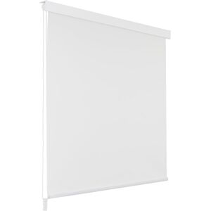 vidaXL Persiana enrollable de ducha 160x240 cm blanco