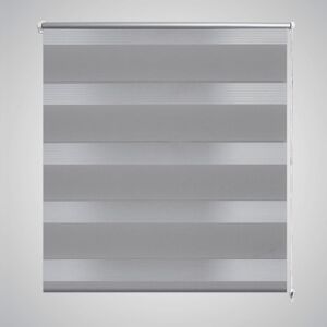 vidaXL Persiana Cebra 40 x 100 cm Gris