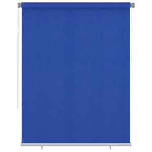 vidaXL Persiana enrollable de jardín HDPE azul 180x230 cm