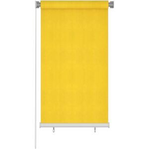 vidaXL Persiana enrollable de exterior 80x140 cm amarillo