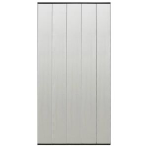 vidaXL Mosquitera de puerta cortina malla poliéster negro 100x220 cm