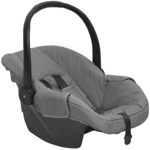 vidaXL Sillita de coche para bebés gris claro 42x65x57 cm