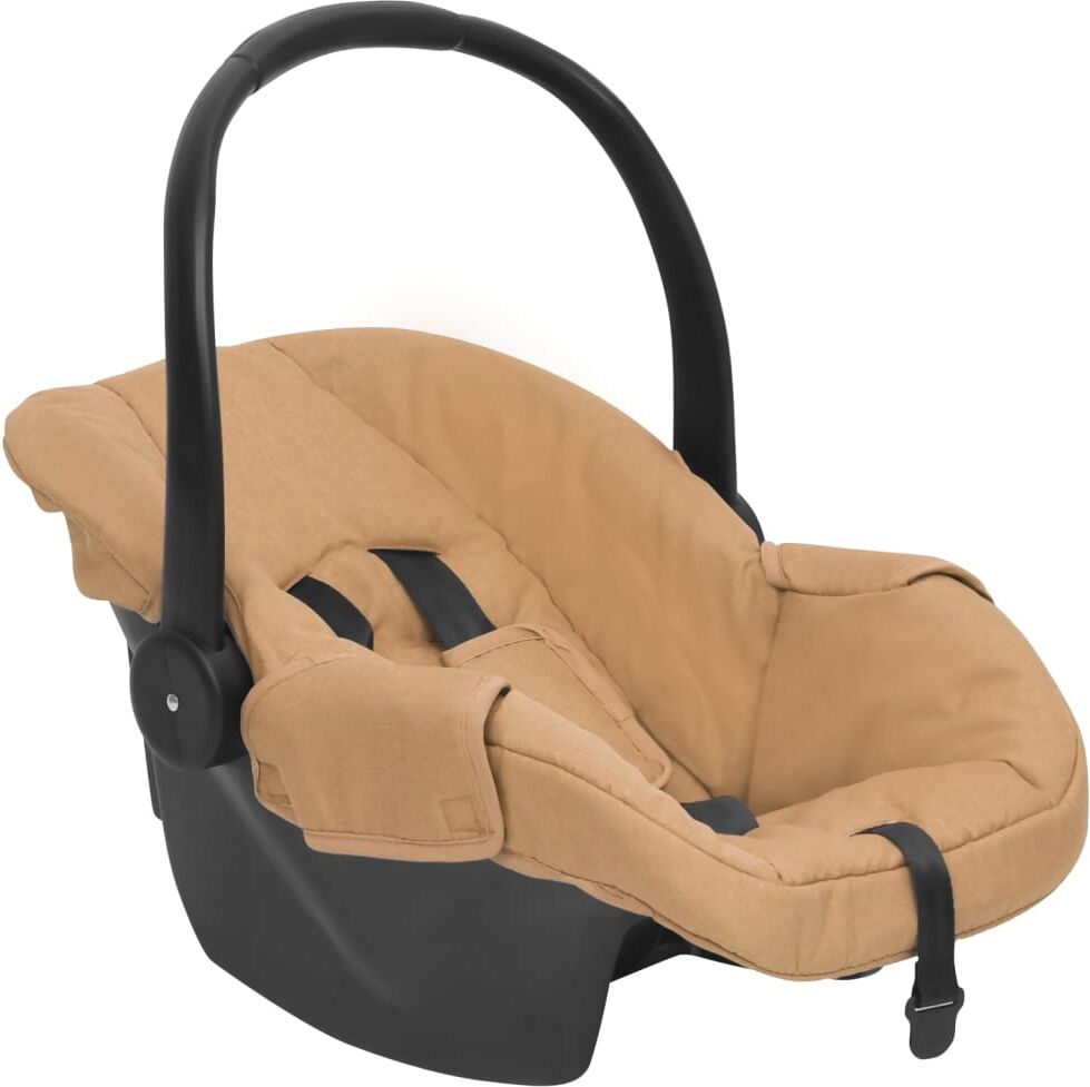 vidaXL Sillita de coche para bebés gris taupe 42x65x57 cm