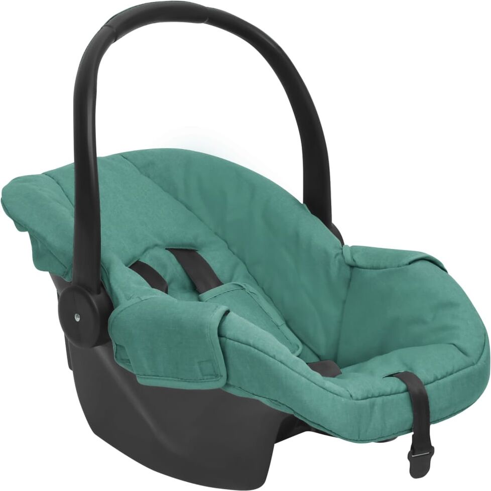 vidaXL Sillita de coche para bebés verde 42x65x57 cm