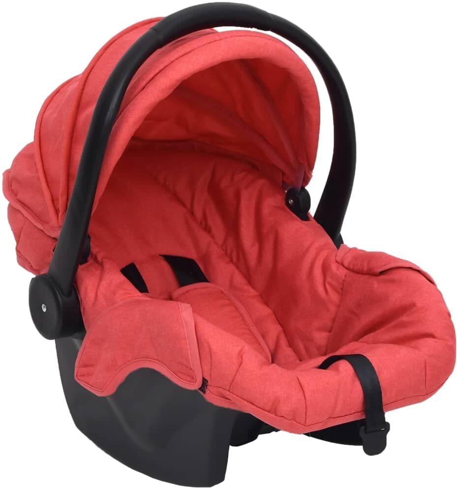 vidaXL Sillita de coche para bebés rojo 42x65x57 cm