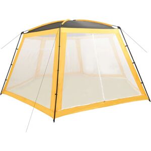 vidaXL Carpa para piscina de tela amarilla 660x580x250 cm