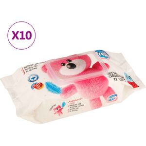 vidaXL Toallitas para bebés 10 paquetes 720 toallitas