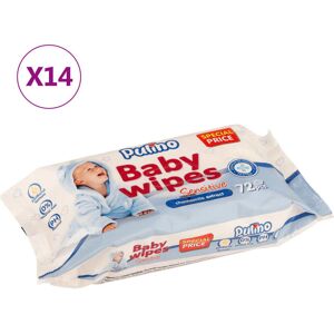 vidaXL Toallitas para bebés 14 paquetes 1008 toallitas