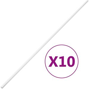 vidaXL Canaletas para cables PVC 30x15 mm 10 m