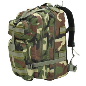 vidaXL Mochila militar 50 L Camuflaje