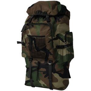 vidaXL Mochila estilo ejército XXL camuflaje 100 l