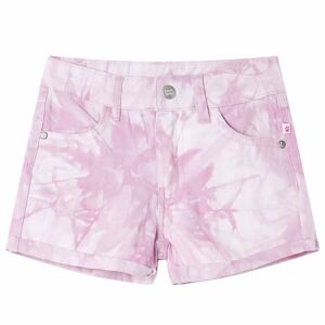 vidaXL Pantalón corto infantil rosa 104