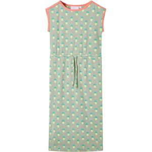 vidaXL Vestido infantil verde menta viejo 104