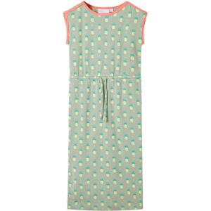 vidaXL Vestido infantil verde menta viejo 140