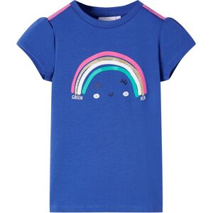 vidaXL Camiseta infantil azul cobalto 116