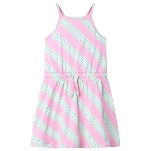 vidaXL Vestido infantil sin mangas con cordón rosa 116