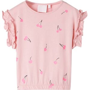 vidaXL Camiseta infantil rosa claro 92