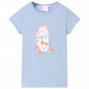 vidaXL Camiseta infantil azul 116