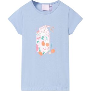 vidaXL Camiseta infantil azul 128