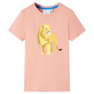 vidaXL Camiseta infantil naranja claro 140