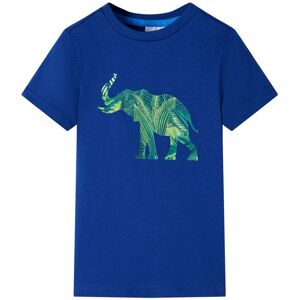 vidaXL Camiseta infantil azul oscuro 140