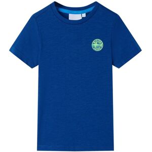 vidaXL Camiseta infantil azul oscuro 92