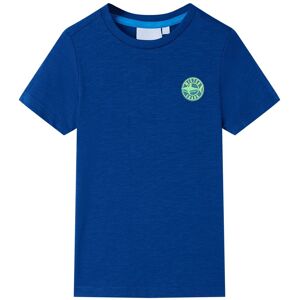 vidaXL Camiseta infantil azul oscuro 140