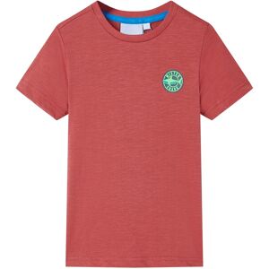 vidaXL Camiseta infantil color pimentón 116