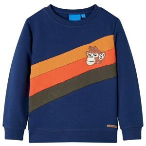 vidaXL Sudadera infantil azul marino 140