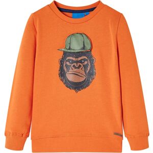 vidaXL Sudadera infantil naranja oscuro 92