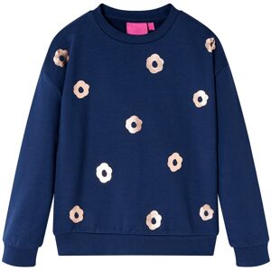 vidaXL Sudadera infantil azul marino 128