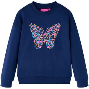 vidaXL Sudadera infantil azul marino 92