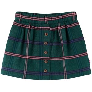 vidaXL Falda infantil verde oscuro 104