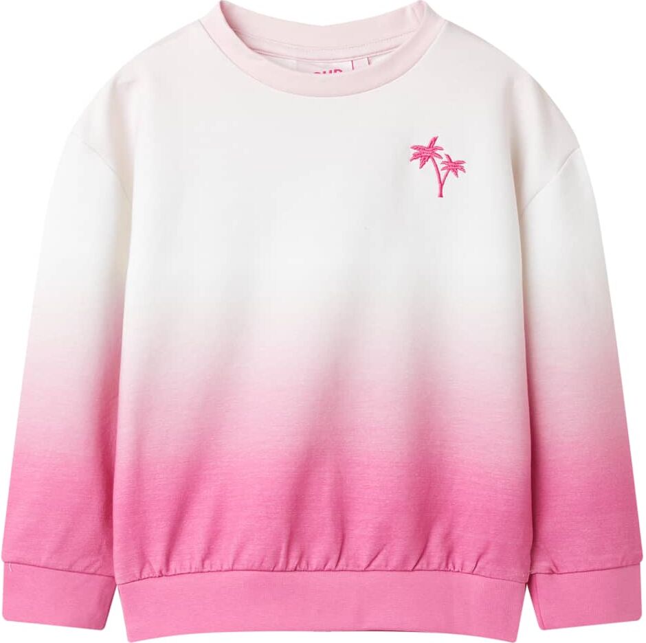 vidaXL Sudadera infantil rosa claro 92