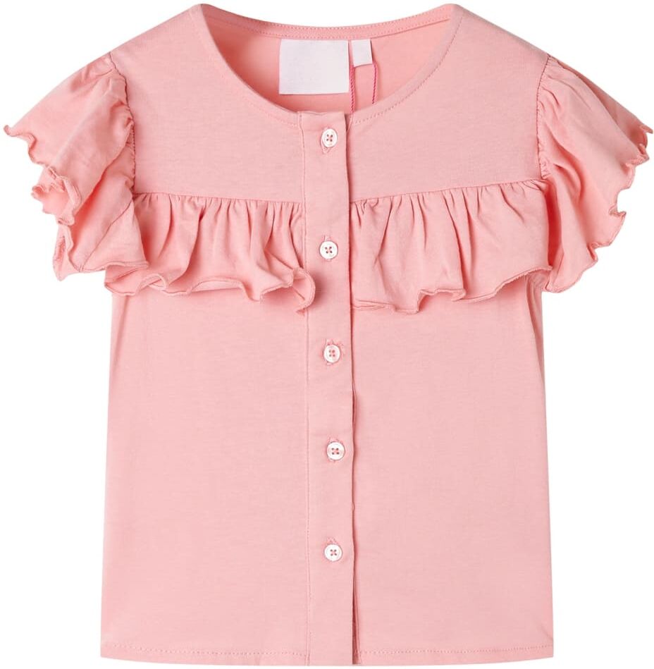 vidaXL Camiseta infantil rosa 128