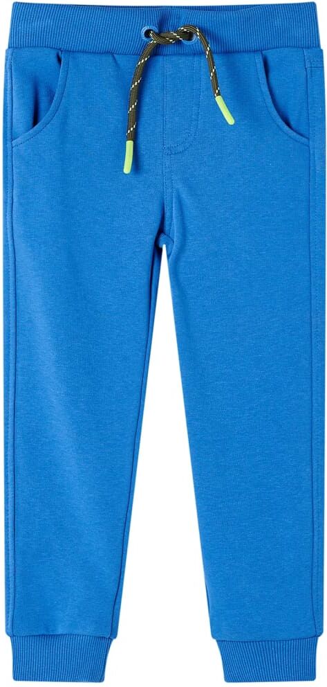 vidaXL Pantalones de chándal infantiles azul 92