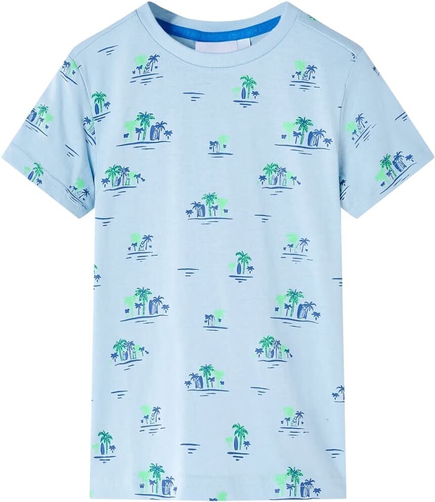 vidaXL Camiseta infantil azul claro 92