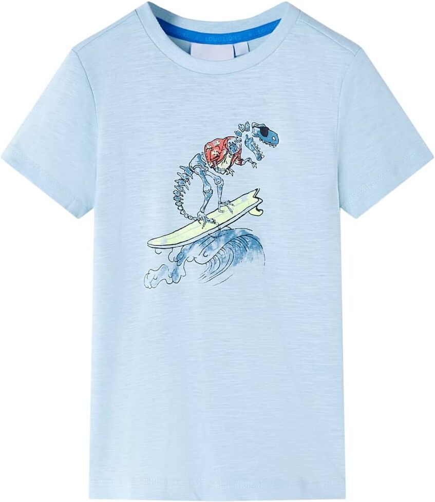 vidaXL Camiseta infantil azul claro 92