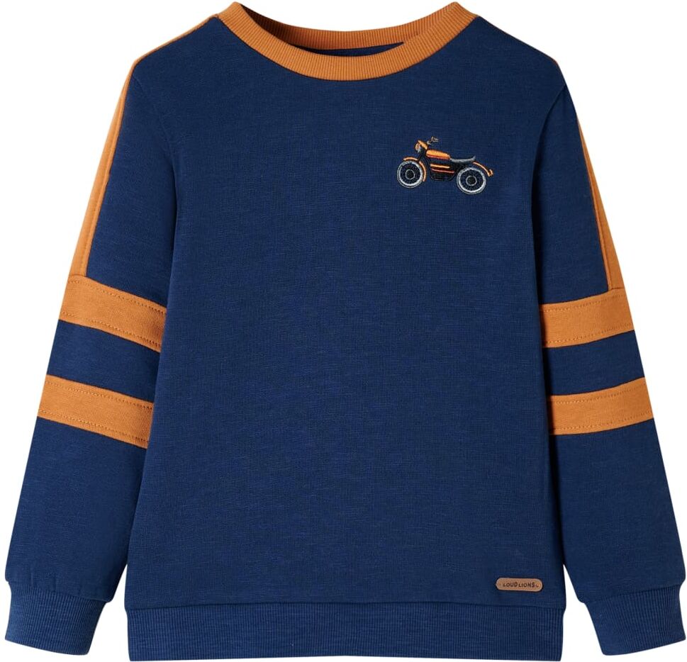 vidaXL Sudadera infantil azul añil 92