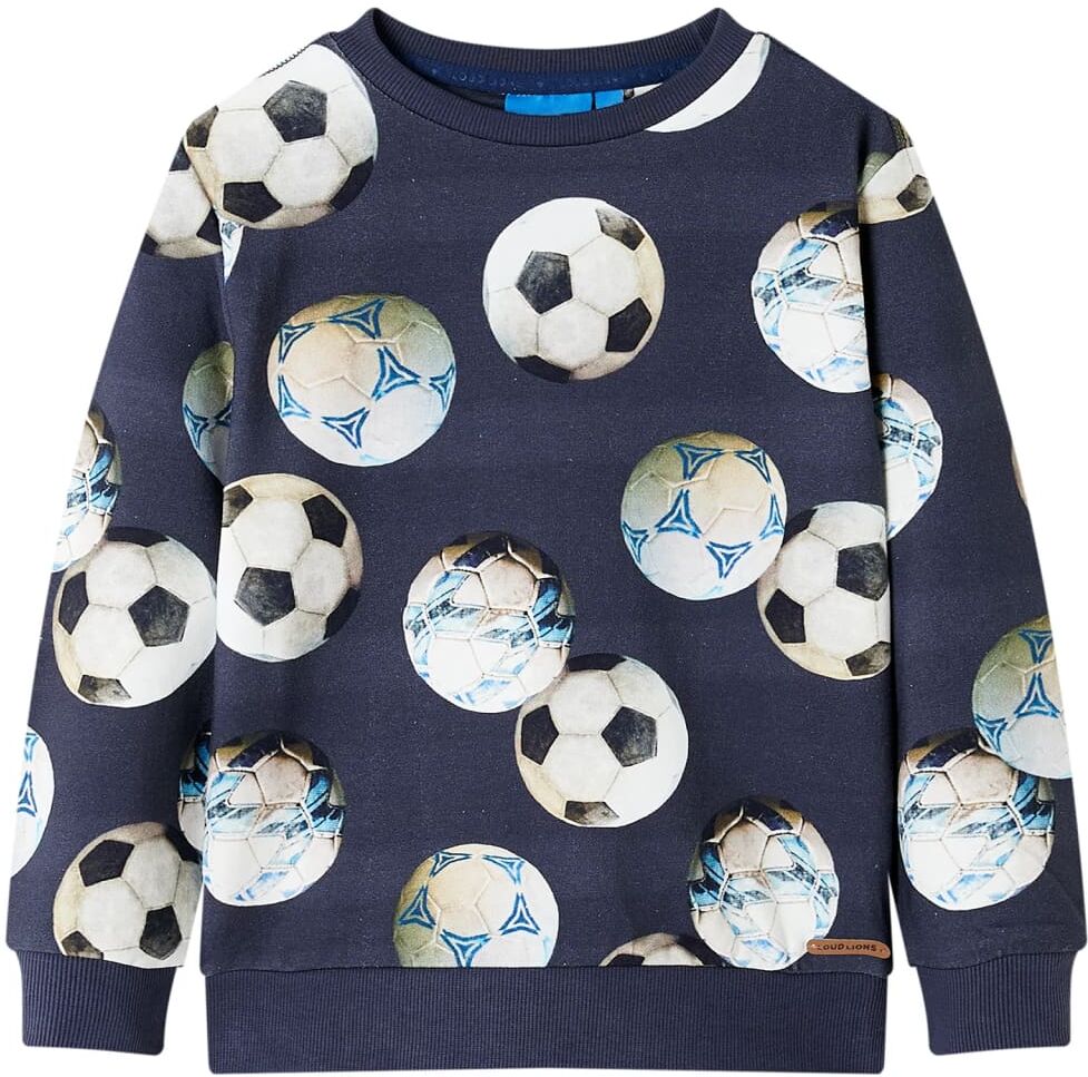 vidaXL Sudadera infantil azul marino 116