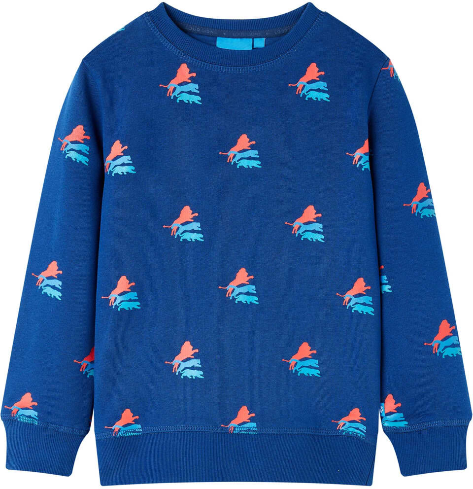 vidaXL Sudadera infantil azul oscuro 92