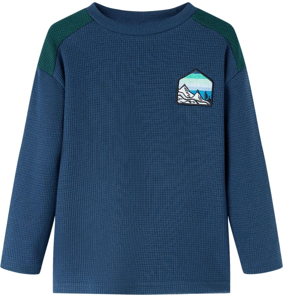 vidaXL Sudadera infantil azul marino 92