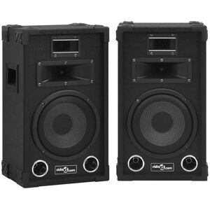 vidaXL Altavoces pasivos escenario profesional hifi 2 uds 800 W negro