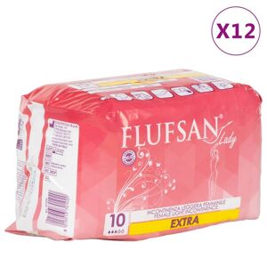 vidaXL Flufsan Compresas para la incontinencia para mujeres 120 unidades
