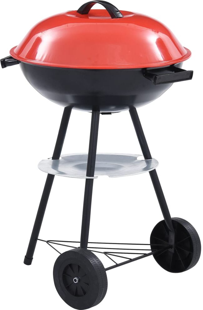 vidaXL Barbacoa portátil de carbón con ruedas XXL 44 cm