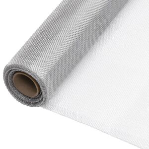 vidaXL Malla mosquitera de aluminio plateada 80x500 cm