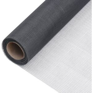 vidaXL Malla mosquitera de fibra de vidrio gris 60x500 cm