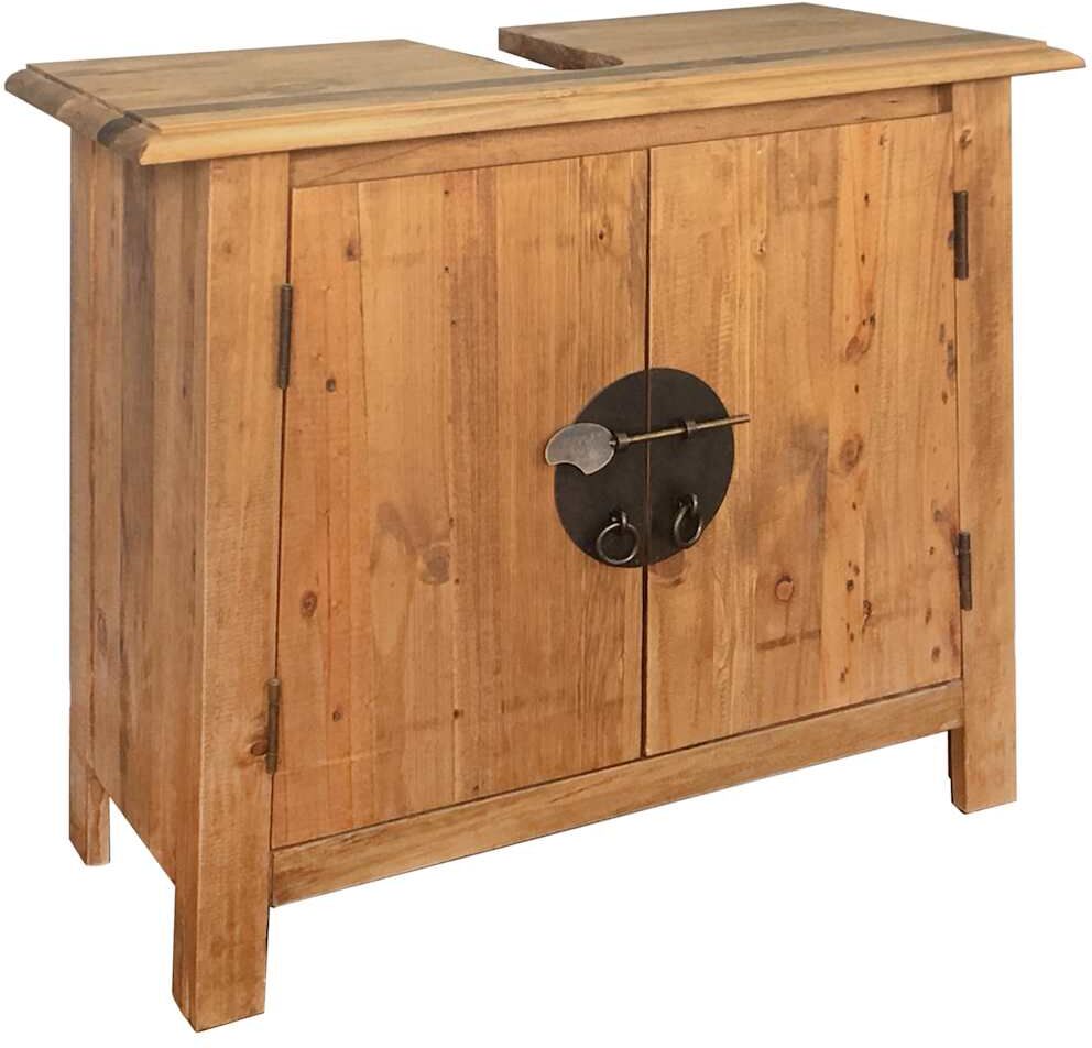 vidaXL Armario tocador cuarto de baño madera reciclada pino 70x32x63cm vidaXL Armario tocador cuarto de baño madera reciclada pino 70x32x63cm